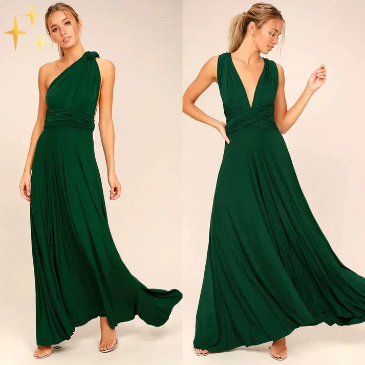 Liriana | Robe élégante au look cache-cœur polyvalent