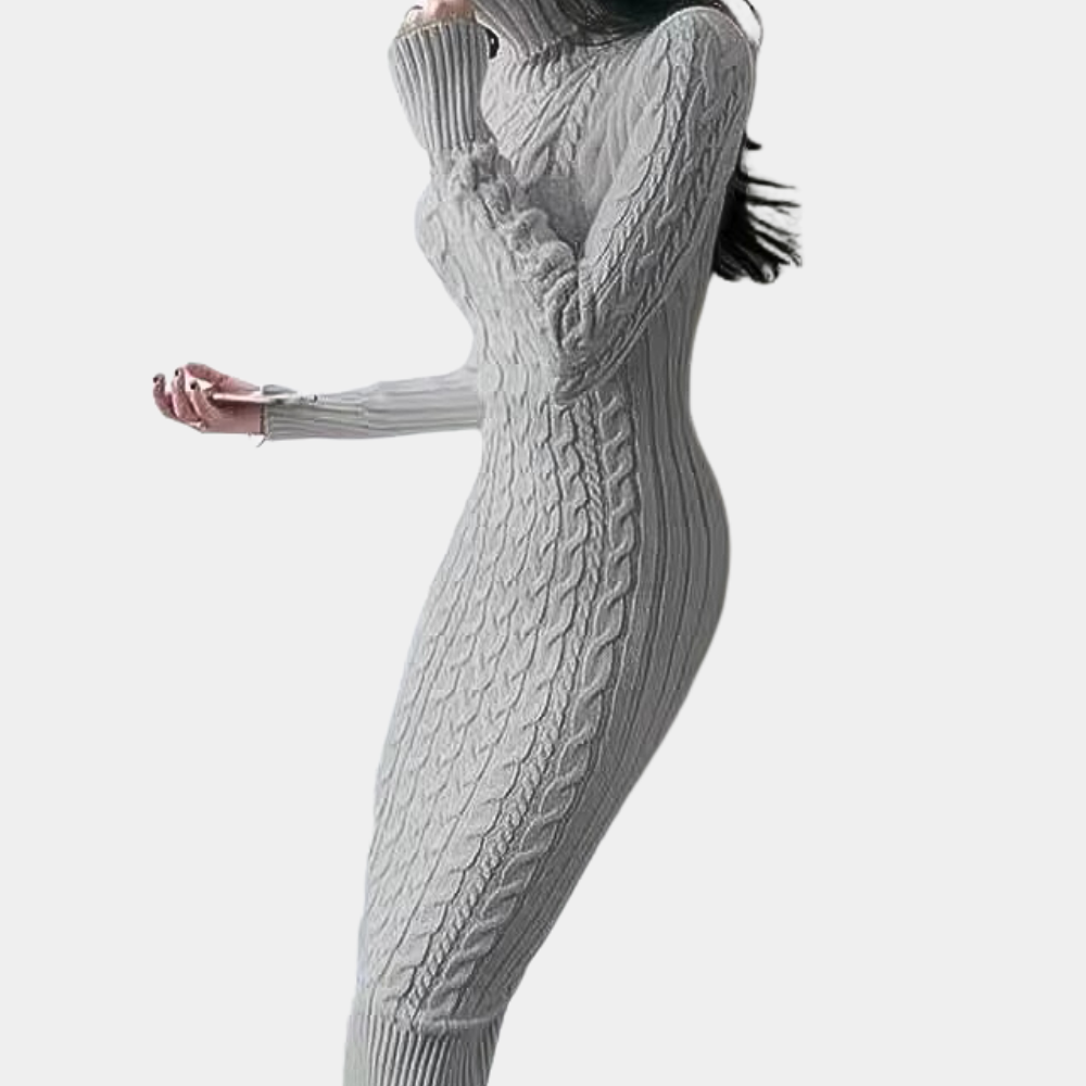 Oellera | Robe pull en maille décontractée pour femmes
