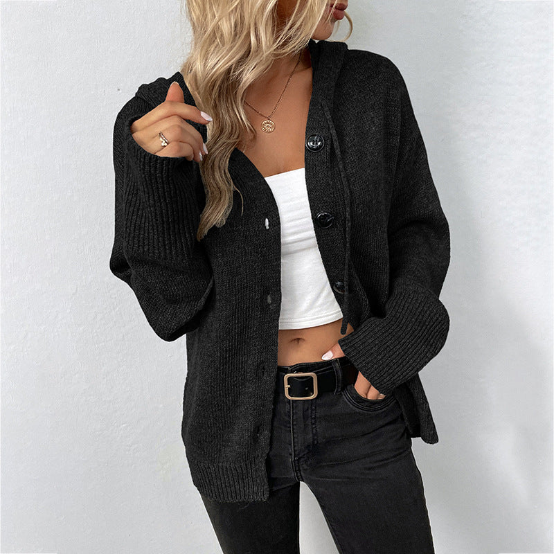 Veliala | Veste en Tricot Doux à Capuche pour Femmes