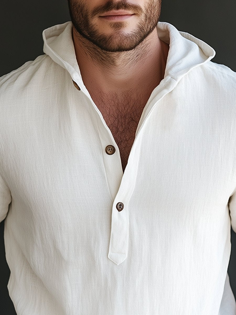 Naaynes | Chemise à capuche décontractée pour homme