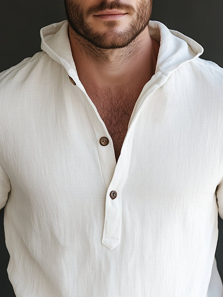 Naaynes | Chemise à capuche décontractée pour homme