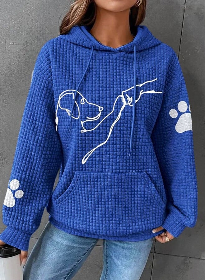 Liorama | Sweat à capuche avec imprimé chien