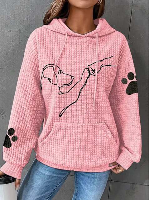 Liorama | Sweat à capuche avec imprimé chien