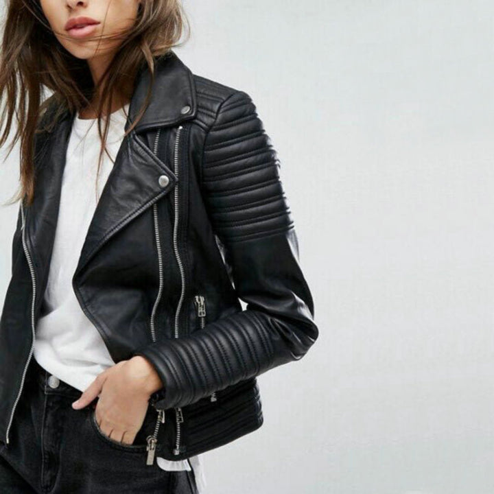 Viirara | Veste en cuir audacieuse pour femmes