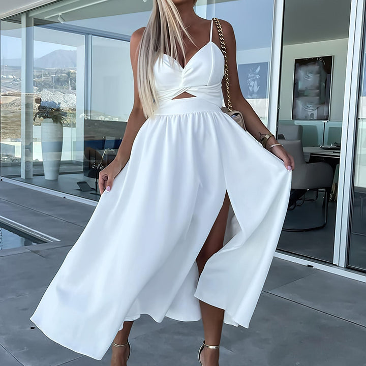Viaynexa | Robe Décolletée à Grande Jupe pour femmes