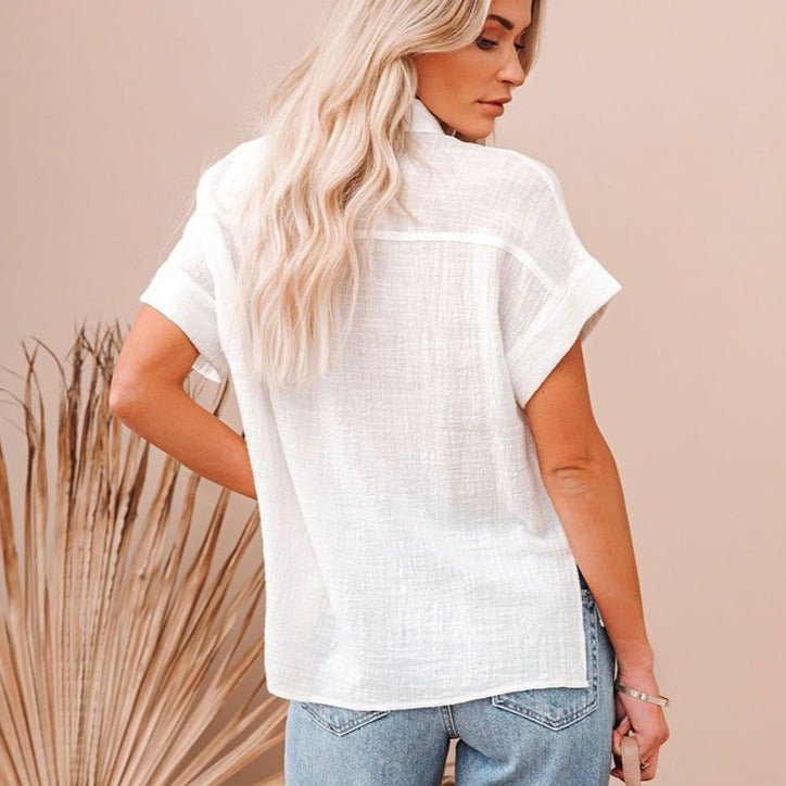 Solinesa | Blouse décontractée à manches courtes