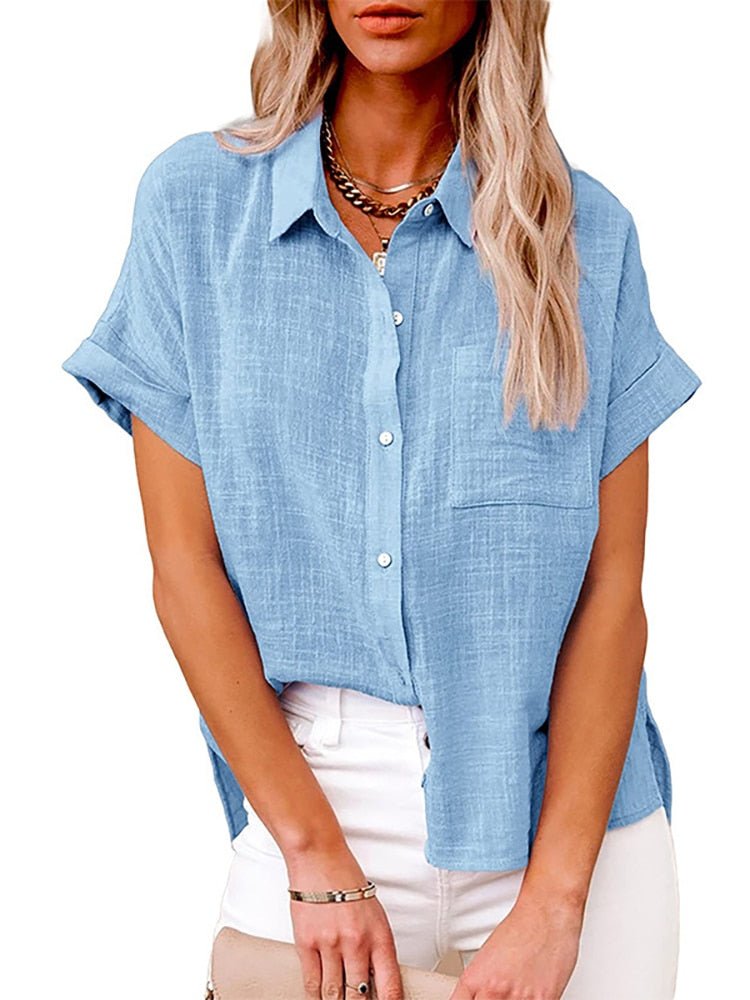 Solinesa | Blouse décontractée à manches courtes