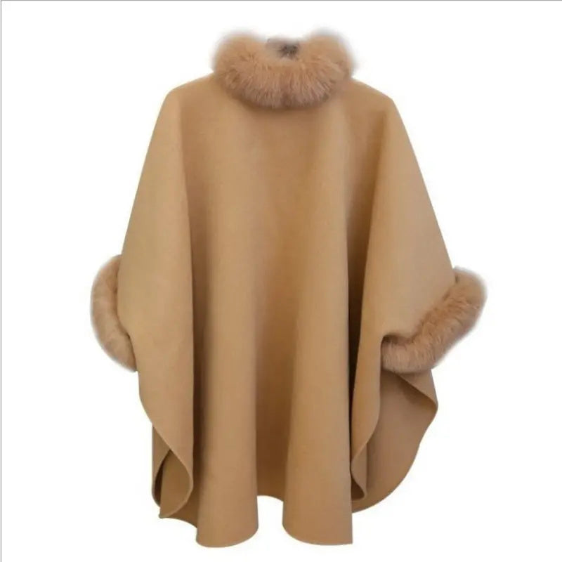 Viaya | Manteau à col de fourrure de qualité supérieure pour femme