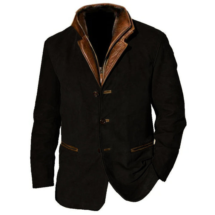 Roayner | Veste en suède vintage pour hommes