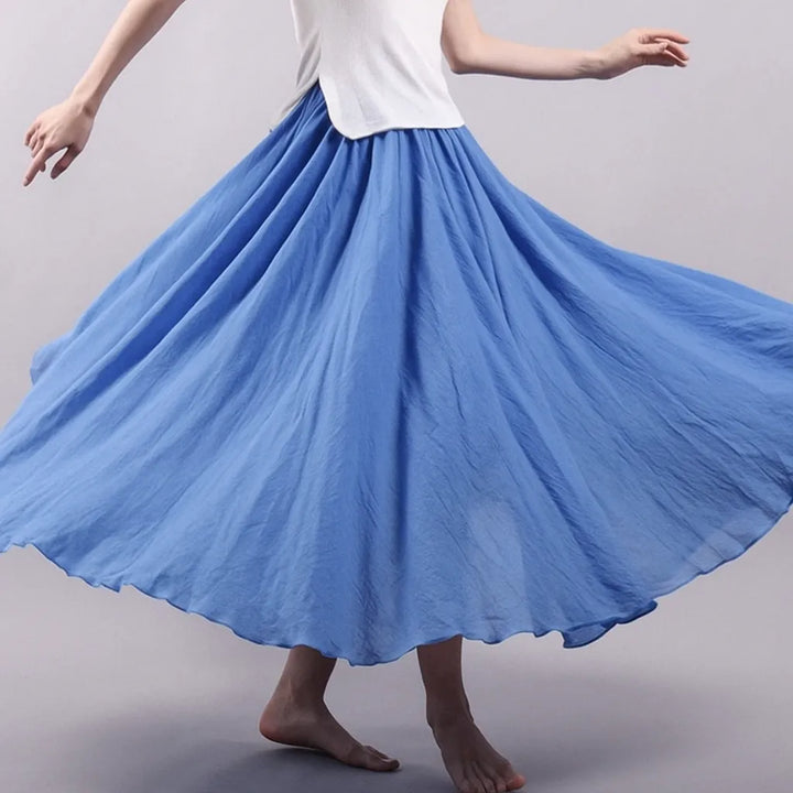 Reliara Plissée Maxi Jupe – Vera