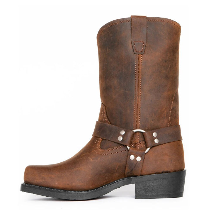 Liarraxa | Bottines Courtes à Talon Carré pour Femmes