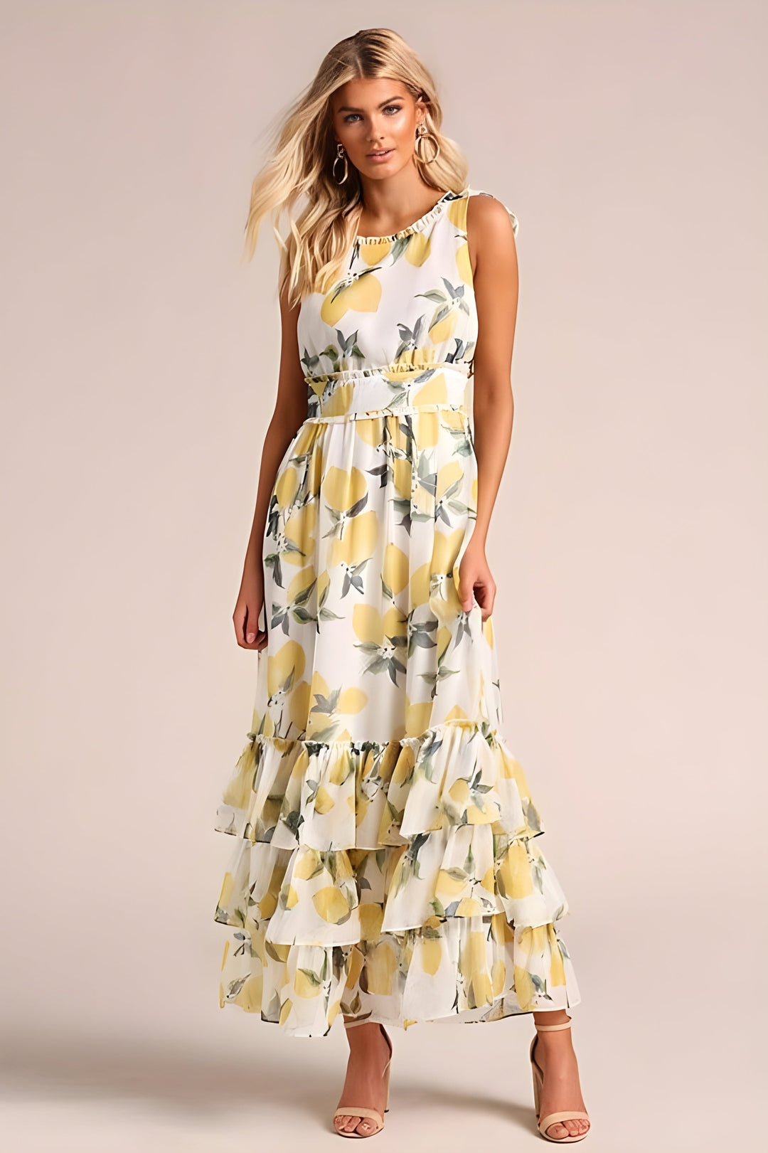 Neirana | Robe Imprimée Sexy Sans Manches Femme