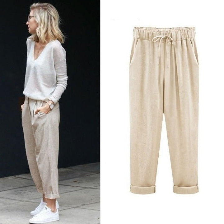 Luellea | Pantalon en lin et coton
