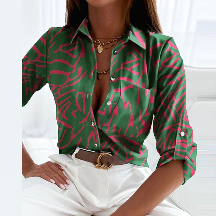 Rionnasa | Blouse à col rabattu