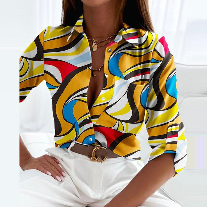 Rionnasa | Blouse à col rabattu