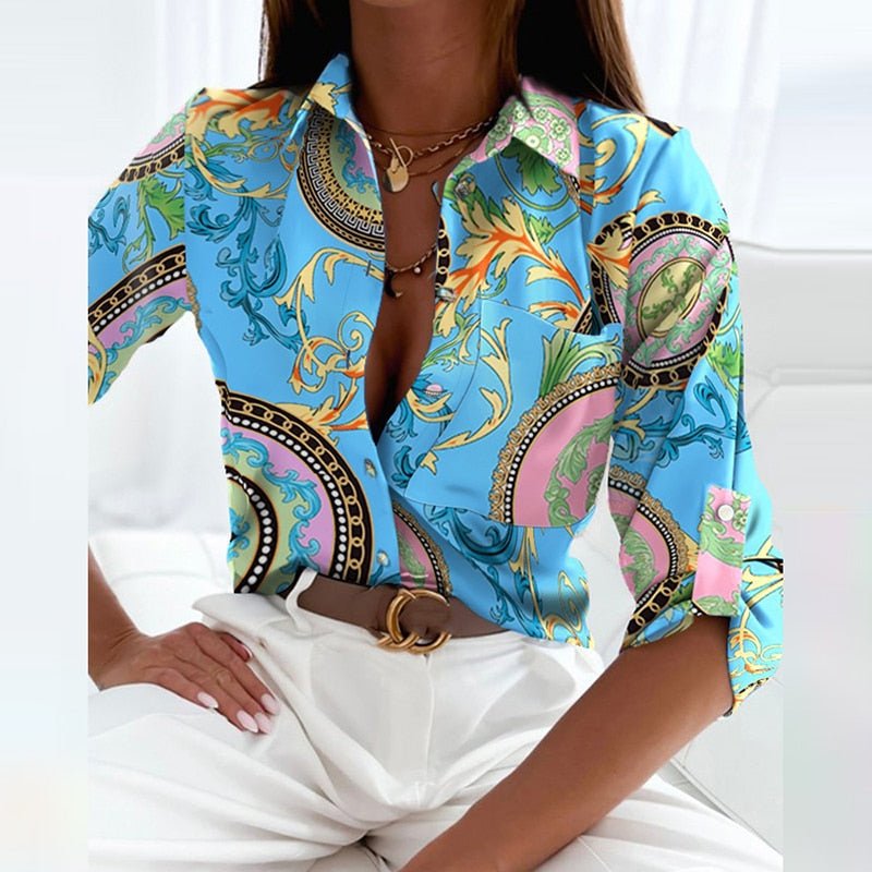 Rionnasa | Blouse à col rabattu