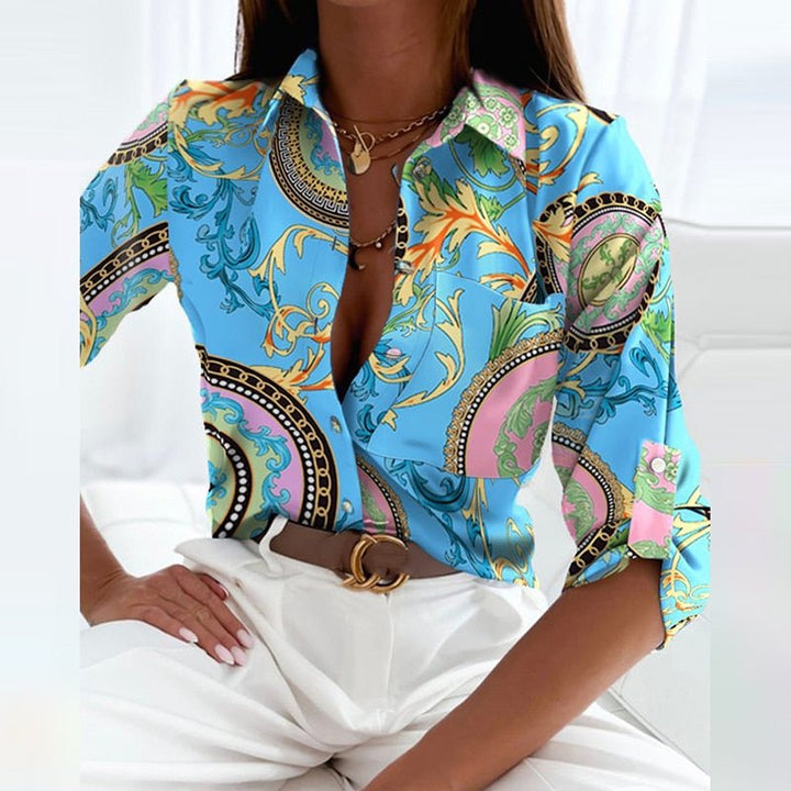 Rionnasa | Blouse à col rabattu