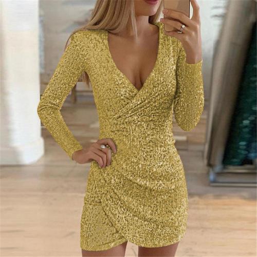 Neayara | Glitter robe portefeuille