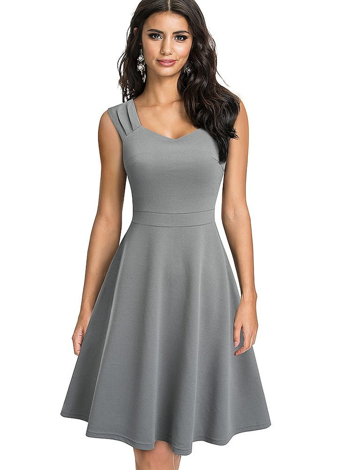 Sariara | Robe de soirée Flare Swing
