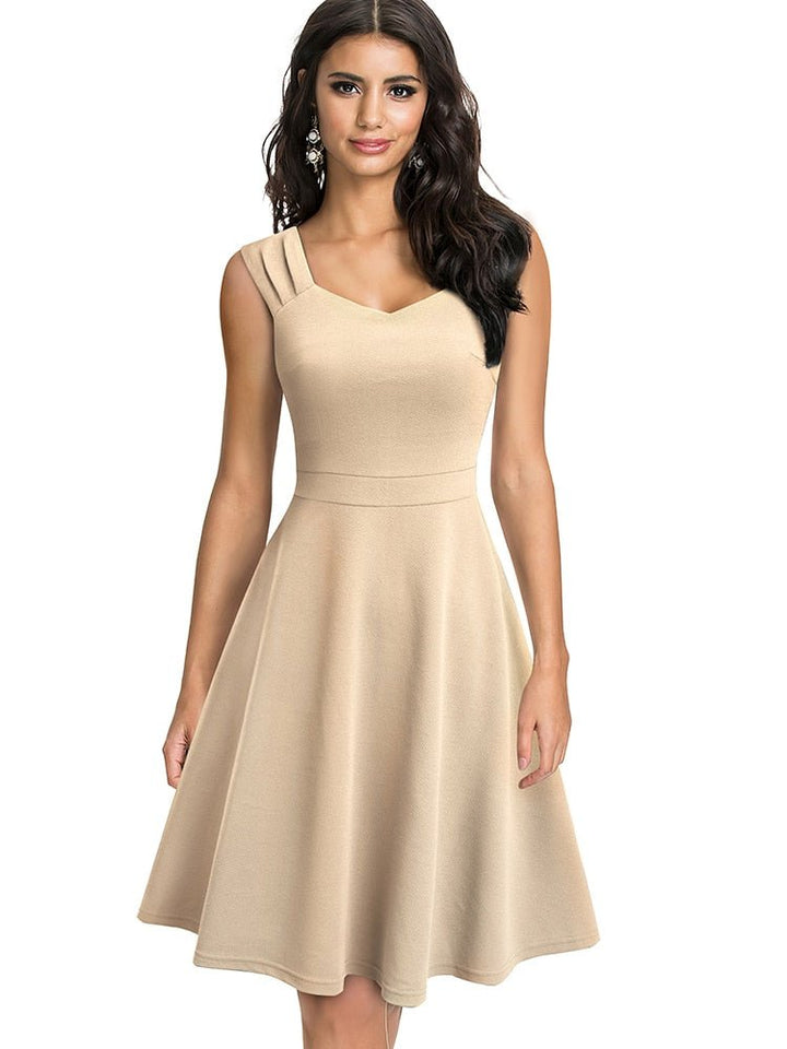 Sariara | Robe de soirée Flare Swing