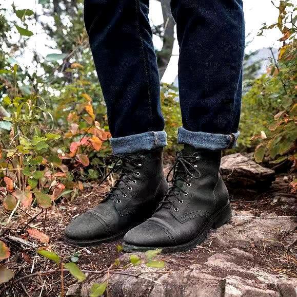 Maoran | Bottes rétro lacées élégantes homme