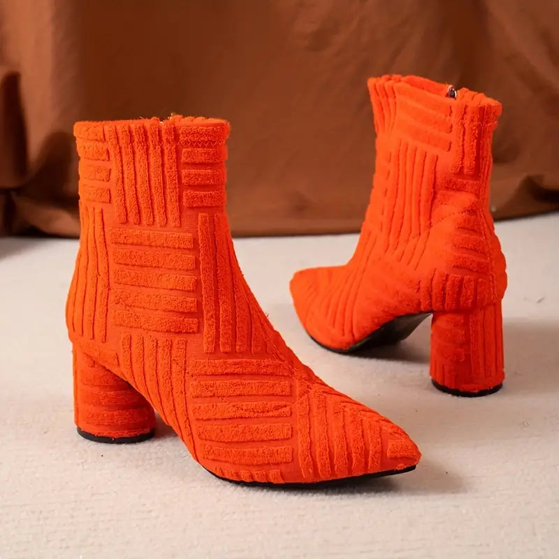 Nienana | Bottes élégantes à talon block pour femmes