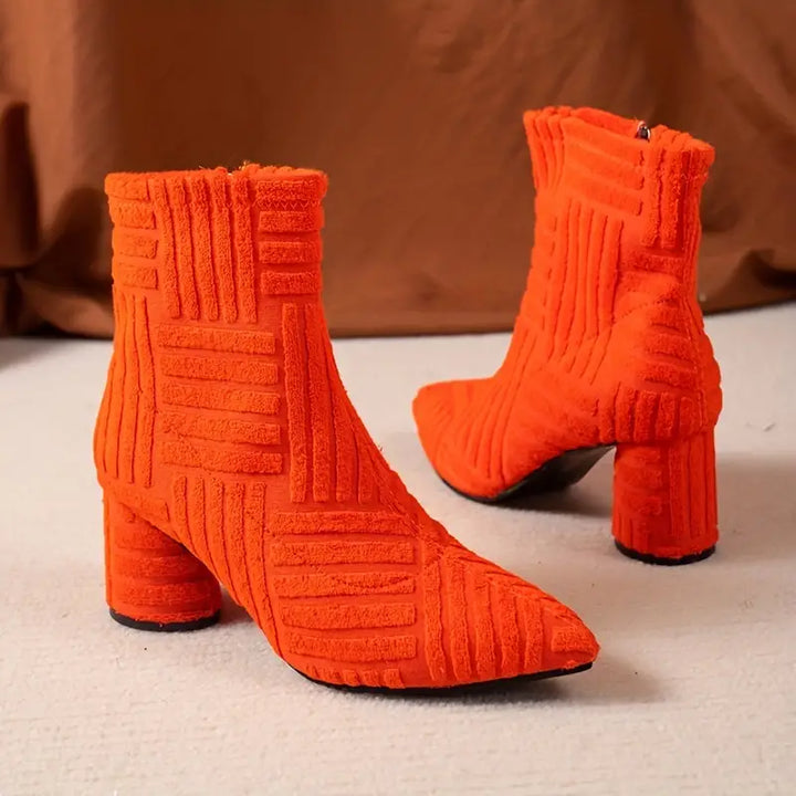Nienana | Bottes élégantes à talon block pour femmes