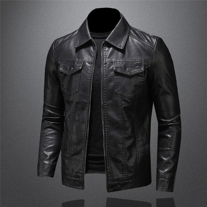 Neayner | Veste en cuir classique pour hommes