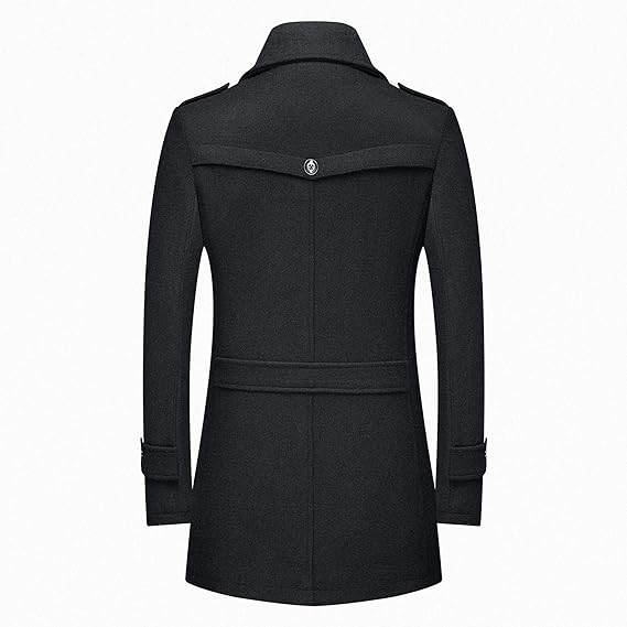 Veaynen | Manteau long homme noir