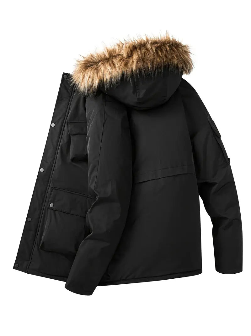 Aarrax | Manteau d'hiver Homme Noir