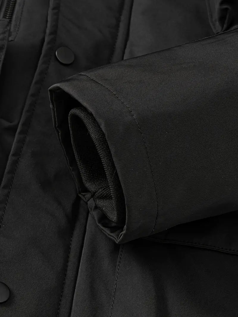 Aarrax | Manteau d'hiver Homme Noir