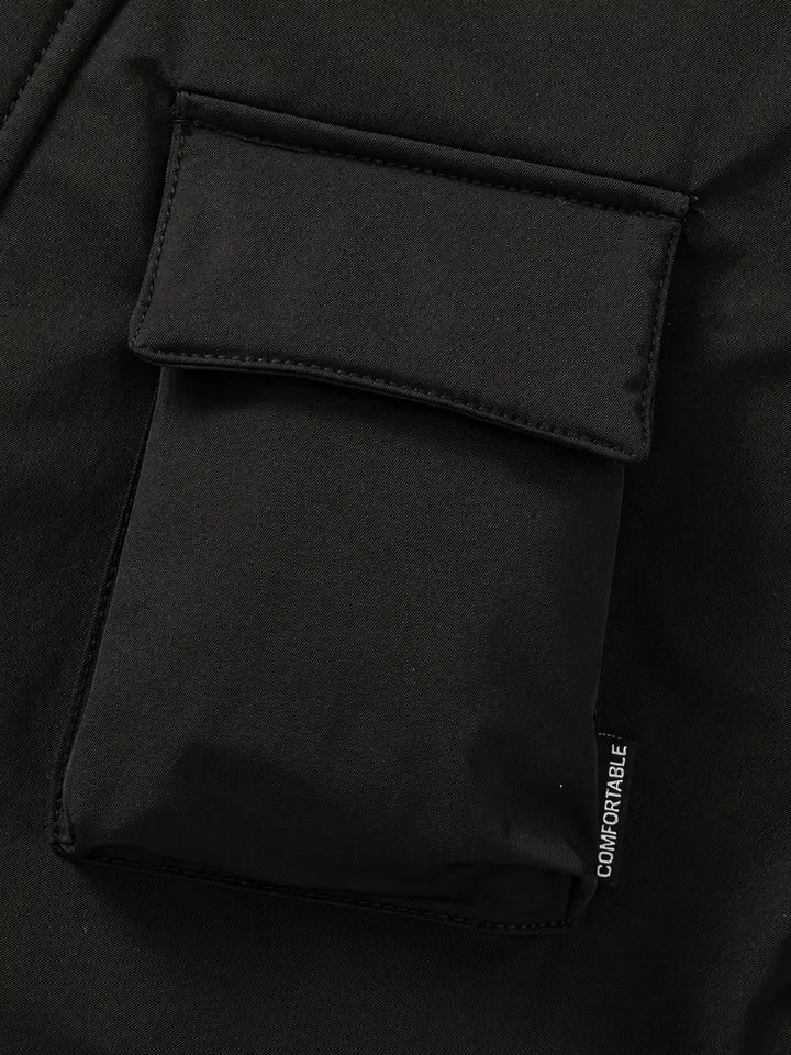 Aarrax | Manteau d'hiver Homme Noir